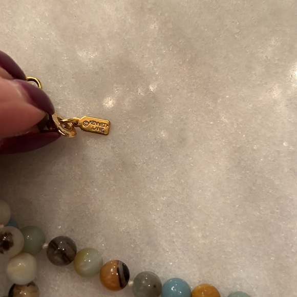 Kenneth Jay Lane Turquoise Beaded Tassel Necklace - Picture 5 of 5